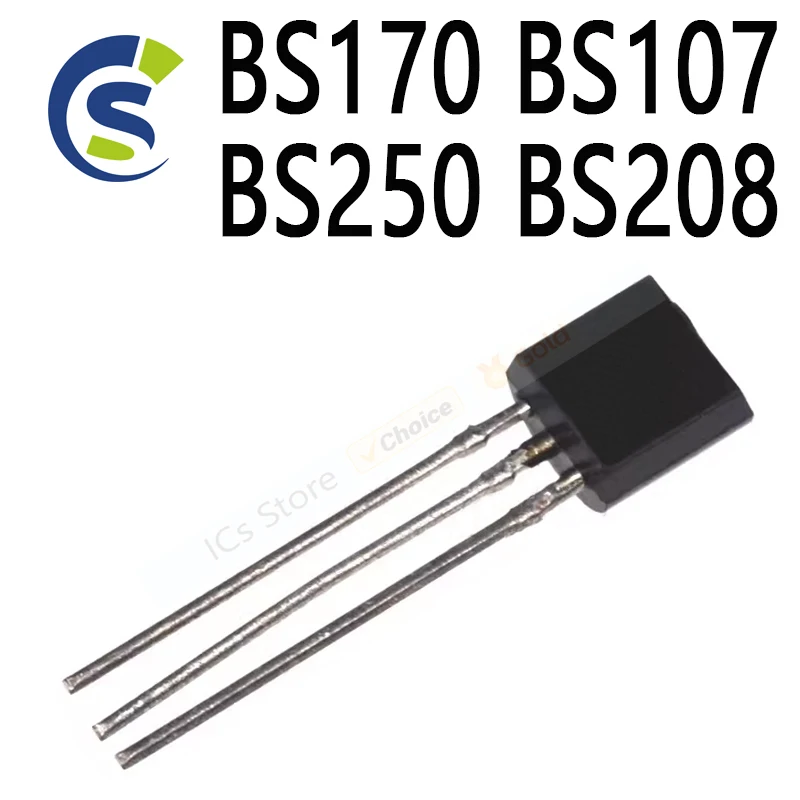 10 sztuk nowy i oryginalny TO-92 BS107A nowy tranzystor triodowy BS170 BS107 BS250 BS208