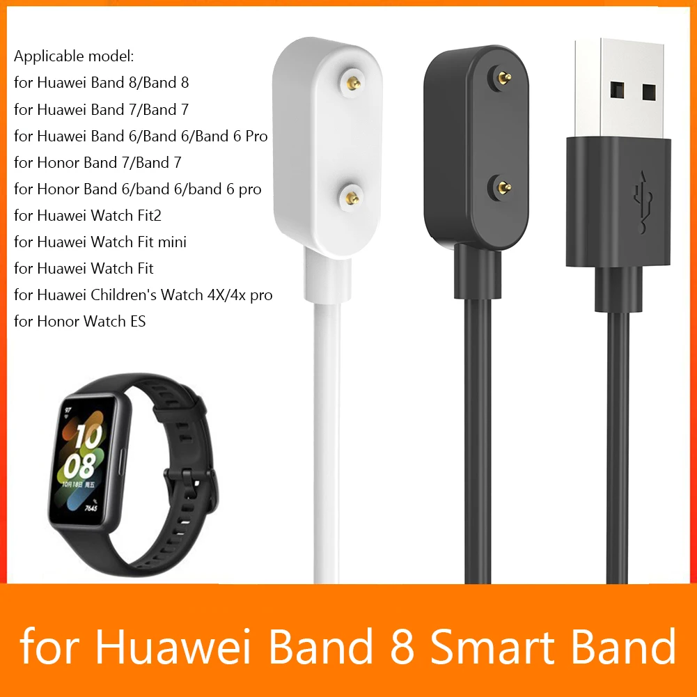 Przewód ładowarki Smart Watch do Huawei Band 8 7 6 6Pro USB kabel do ładowania zegarka 100cm inteligentny zegarek zamiennik