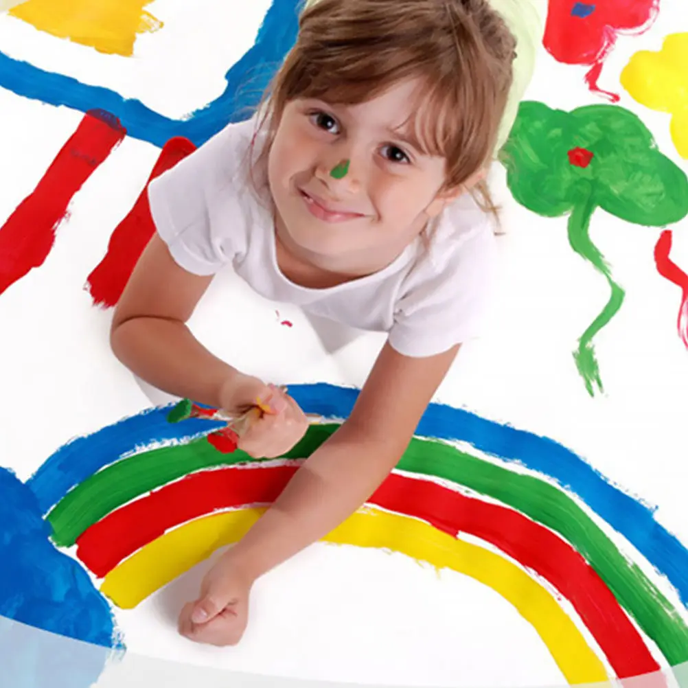 15Pcs Sponge Paint Brush Set Premium Kids Paint Brushes for Art Drawing Painting Watercolor Oil Painting Tools