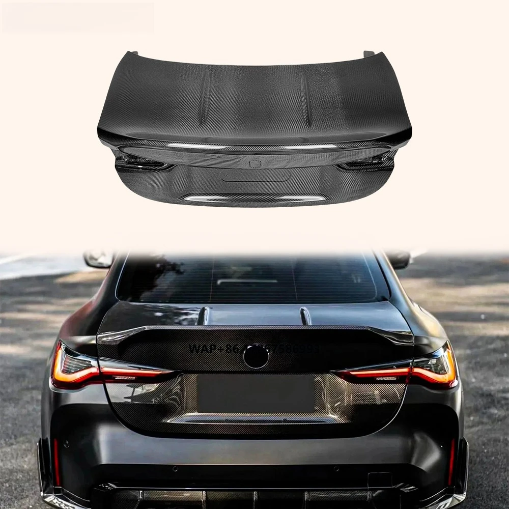 

For M4 G82 2020-24 2 Door Coupe Ducktail Carbon Fiber Rear Trunk Boot Lid