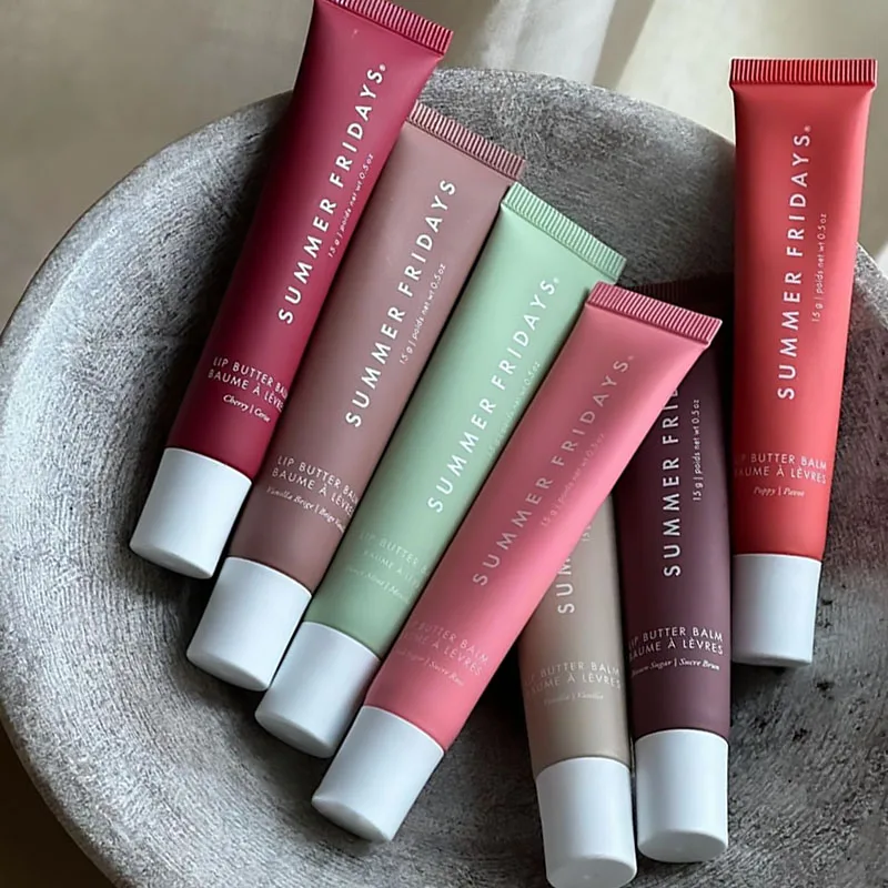 2025 Fridays estivi di lusso Balsamo per labbra Idratante Levigante Labbra morbide Cosmetici Zucchero rosa Ciliegia Vaniglia Beige Trucco Cura delle labbra