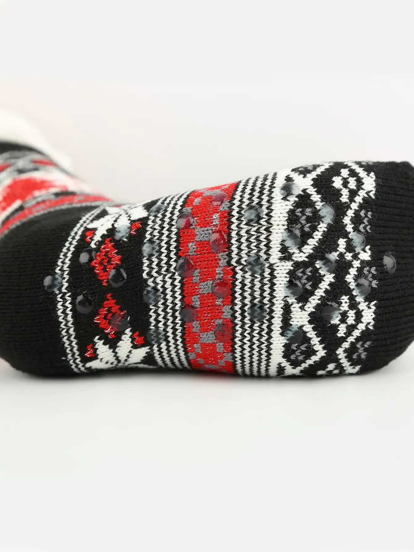 A PAIR Mid-calf Casual Socks Christmas socks, women\'s autumn and winter floor socks, snow socks, thickened plush home socks