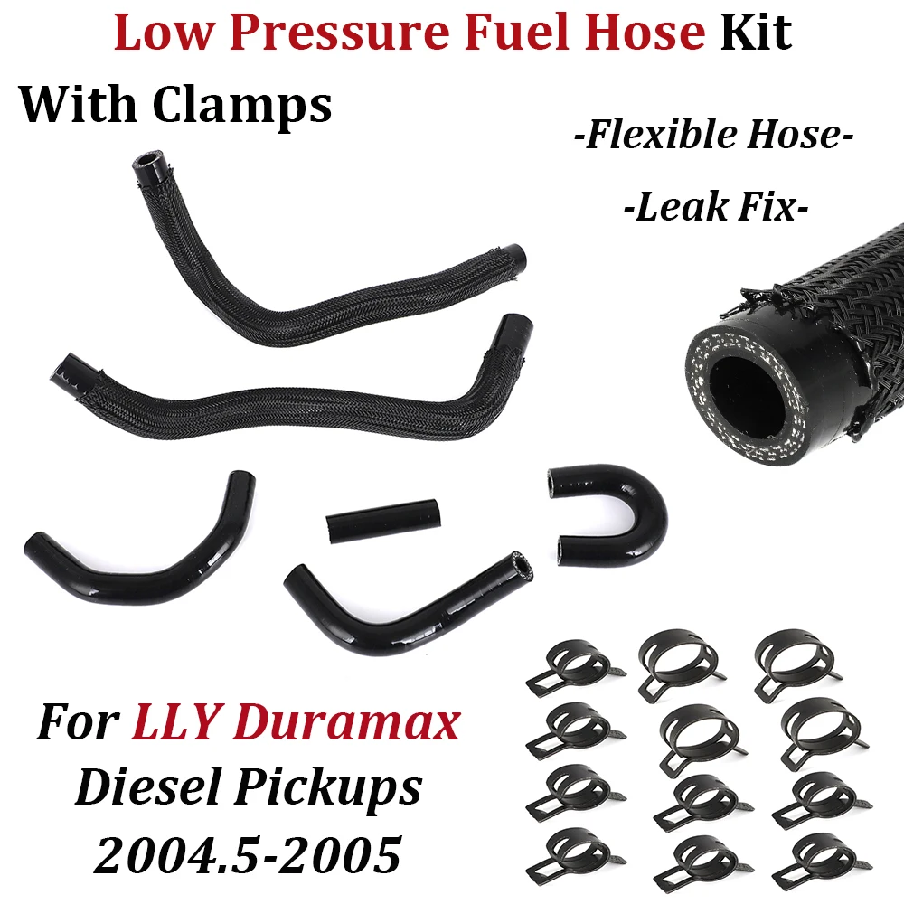 For Deluxe LLY Duramax Diesel 2004.5-2005 Low Pressure Fuel Hose Kit 700-015AFT