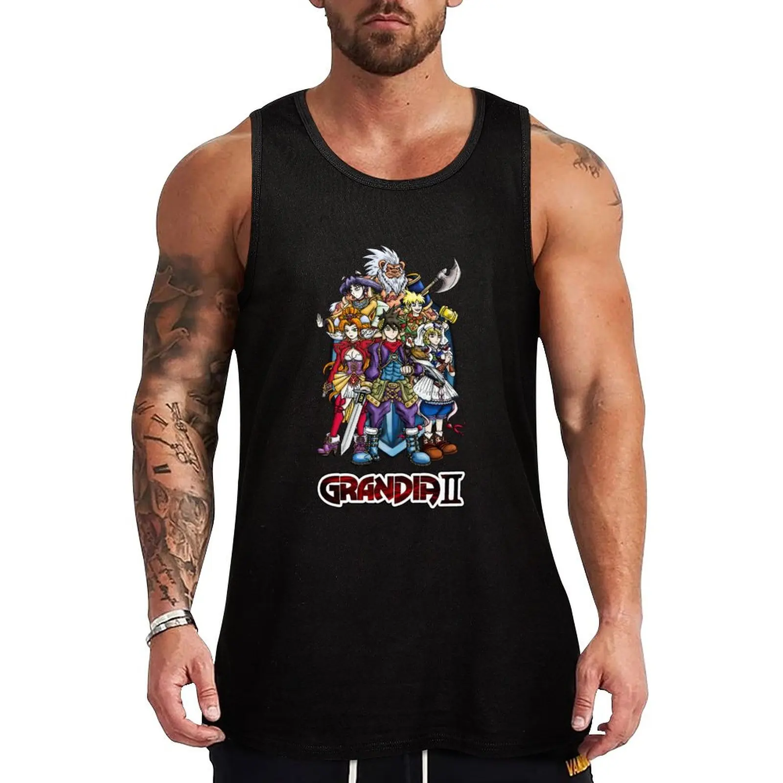 

Grandia II Heroes Tank Top bodybuilding man cool things gym top
