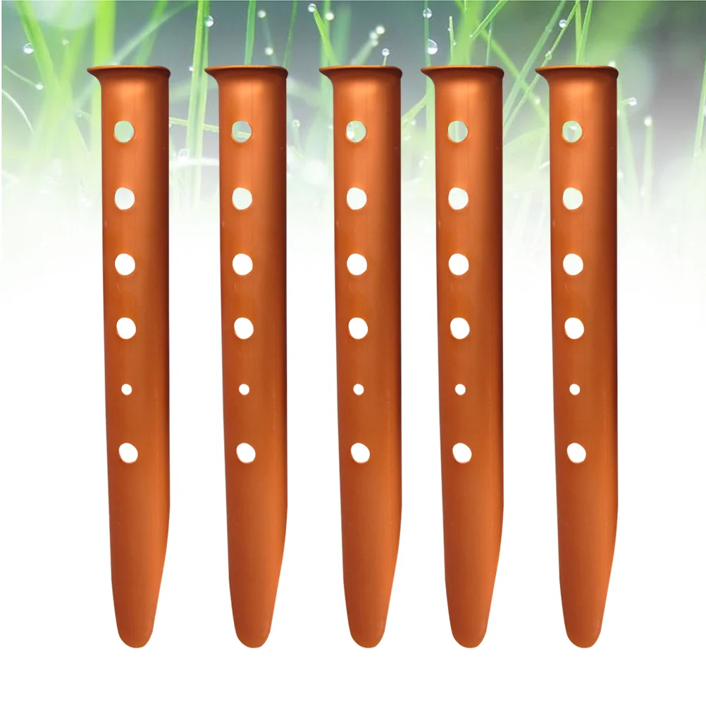 6 PCS Long Tent Spikes Canopy Stakes Beach Nail for Snowfield Heavy Duty Camping Pegs
