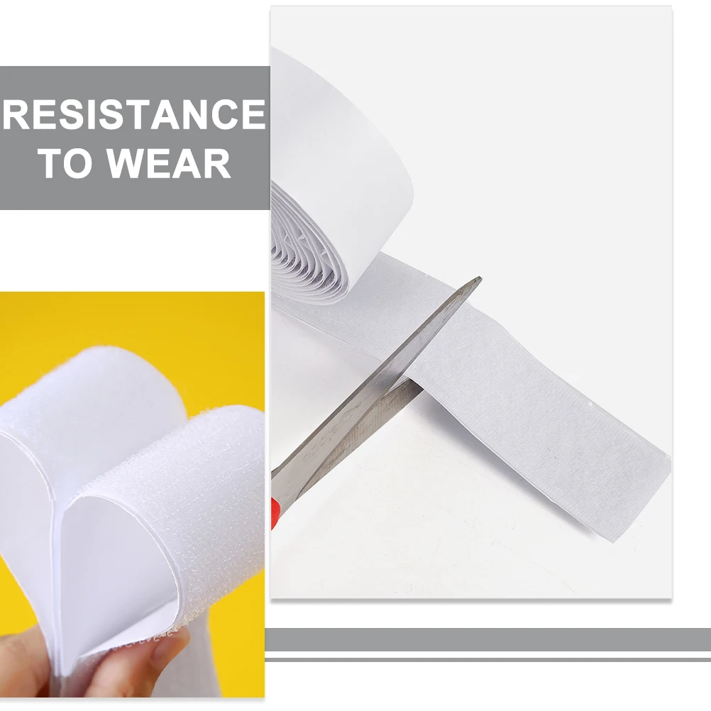 

2 Rolls Hook and Loop Tape Guitar Pedal Board Mounting Tape for Electric Guitar Effects Pedal Strong Sticky Straps