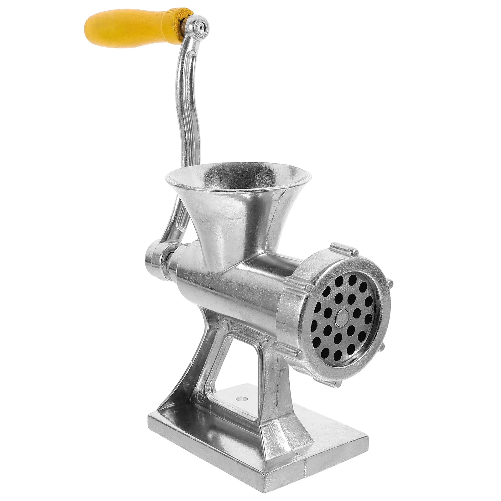 

Manual Meat Mincer Heavy-Duty Aluminum Sausage Stuffer Ergonomic Grip Practical Minced Machine for Kitchen Meat