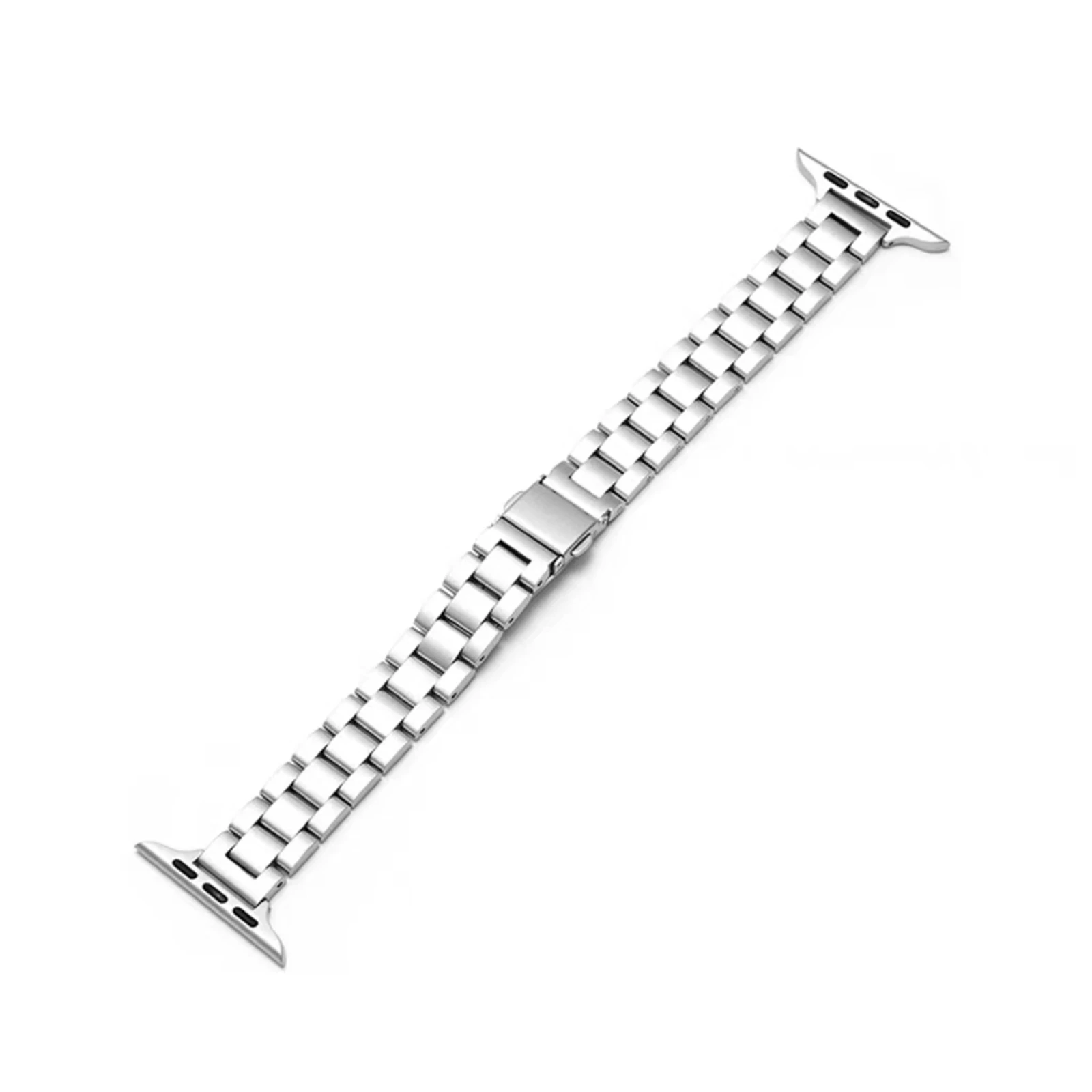 حلقة سوار أنيقة رفيعة من الفولاذ المقاوم للصدأ لساعة Apple Watch Band للنساء Correa Thin لحزام iwatch