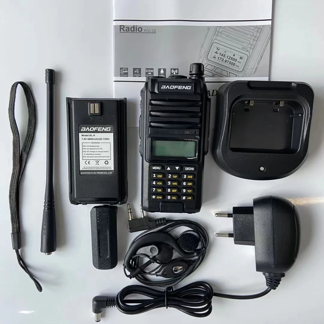 BAOFENG BF-A58S Tri-Band Dual Display Walkie Talkie Anti-fall Handheld Radio for Outdoor Civilian Use