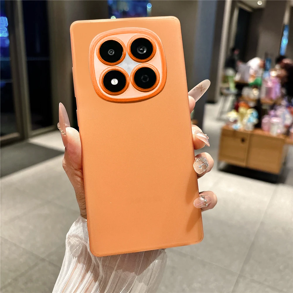 

For Redmi Note 15 Pro 5G Soft Silicone Case For Xiaomi Redmi Note 15 14 13 Pro Plus 4G 5G Candy Color Matte Transparent Cover
