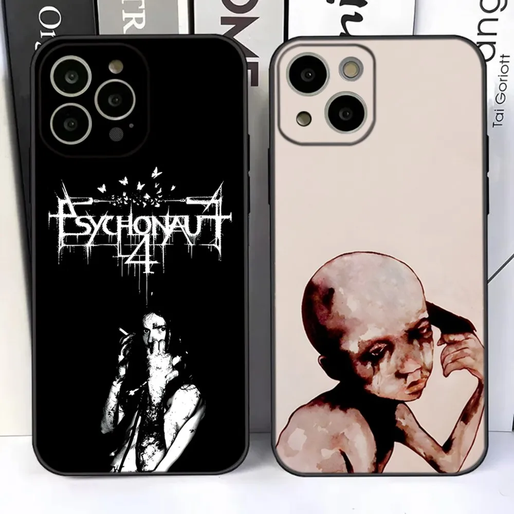 

P-Psychonaut 4 Rock Phone Case For iPhone 15,14,13,12,11 Plus,Pro,Max,XR,XS,X,7,8 Plus,SE,Mini Silicone Soft
