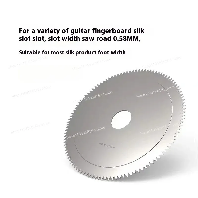 0.58MM Guitar Wire Groove Slotting Table Saw Blade Electric Guitar Wood Guitar Wire Repair and Replacement Tool