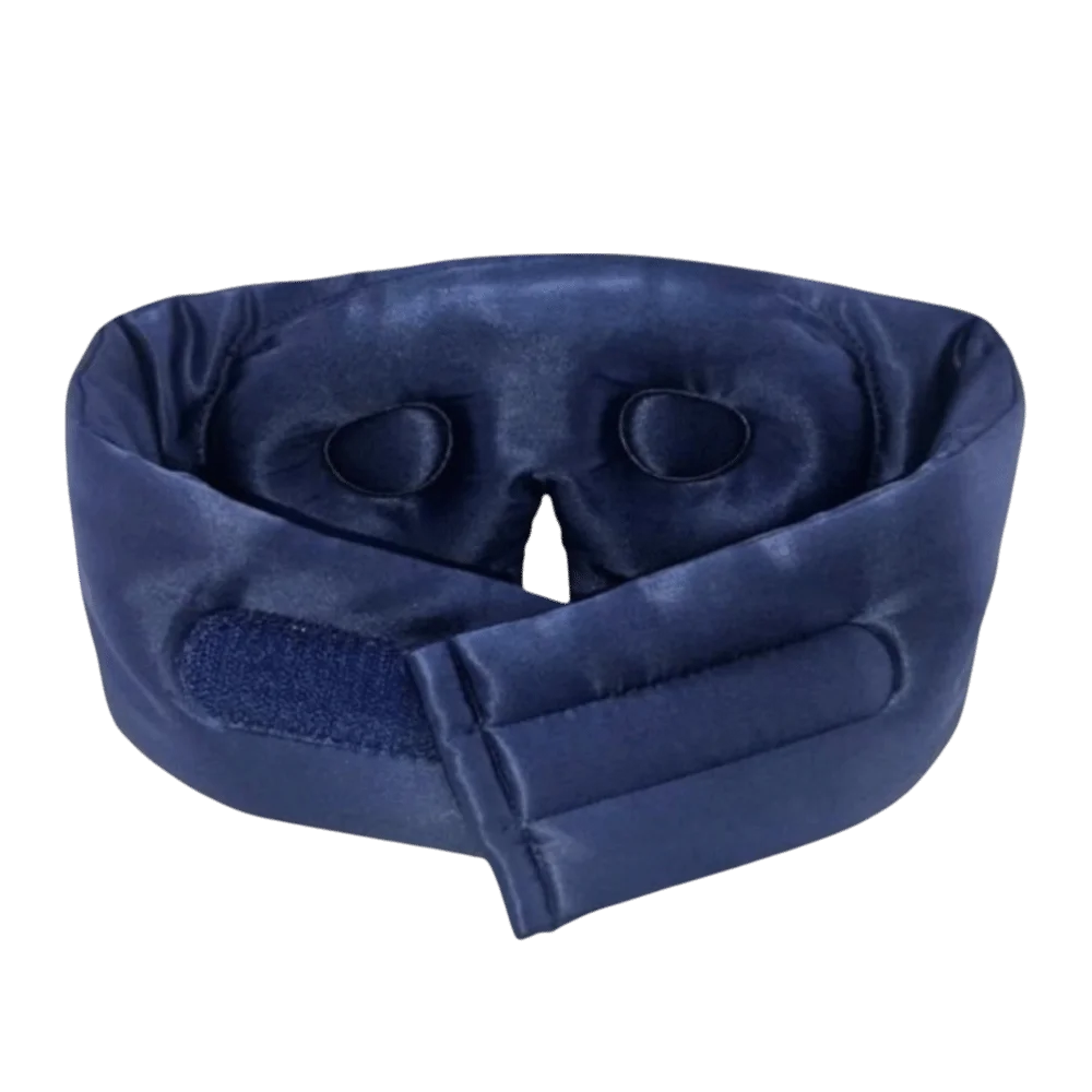 New Adjustable Silk Sleep Mask Breathable Pure Silk Light Blocking Mask Rest Eye Cover Sleeping