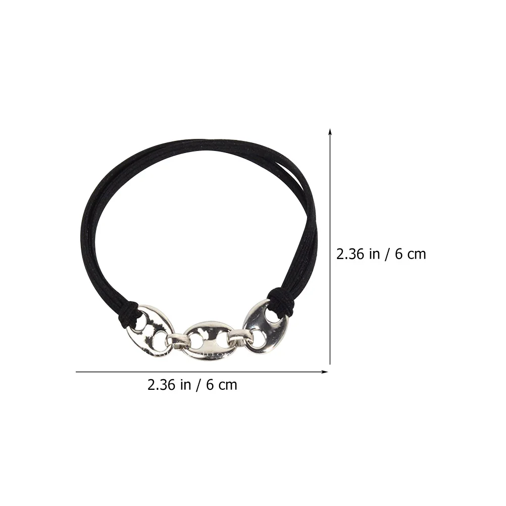 

3pcs Scrunchies For Women Elastic Ties Ponytail Holders Medium Long Sports Yoga Gifts Girls Hair Accessories Bracelet Wrist Band