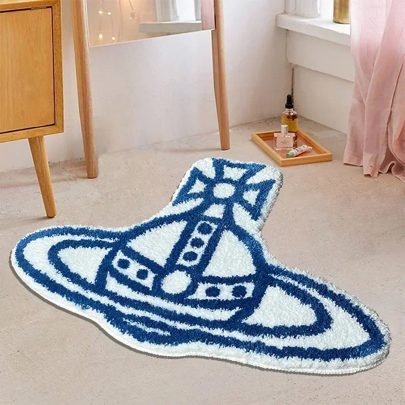 Carpets for Living Room Entrance Carpet Bedroom Cartoon Shaped Creative Halloween Gift Owl Flocked Jacquard Bathroom Floor Mat