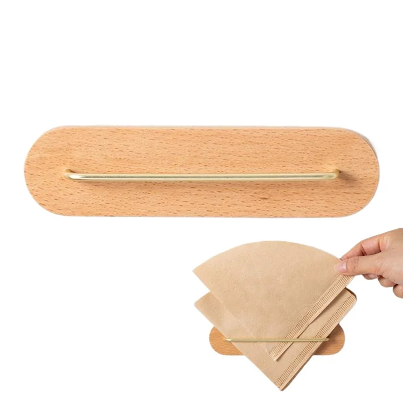 

CQMF-конусный фильтр для кофе, настенный органайзер, подставка для хранения, держатель фильтра для кофе, настенная бумага, экономия места для барных магазинов, кухонь