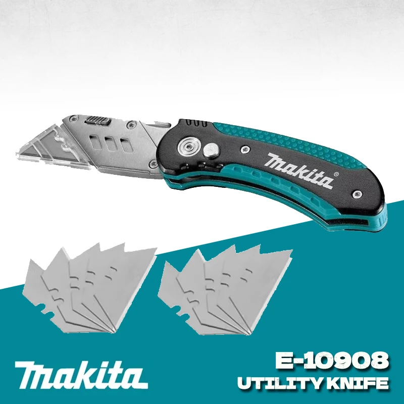 

MAKITA Utility Knife Folding Knife Pipe Cutter Pocket Knife Wood Knife Paper Cutter Unpacking Cutter Industrial Knife E-10908