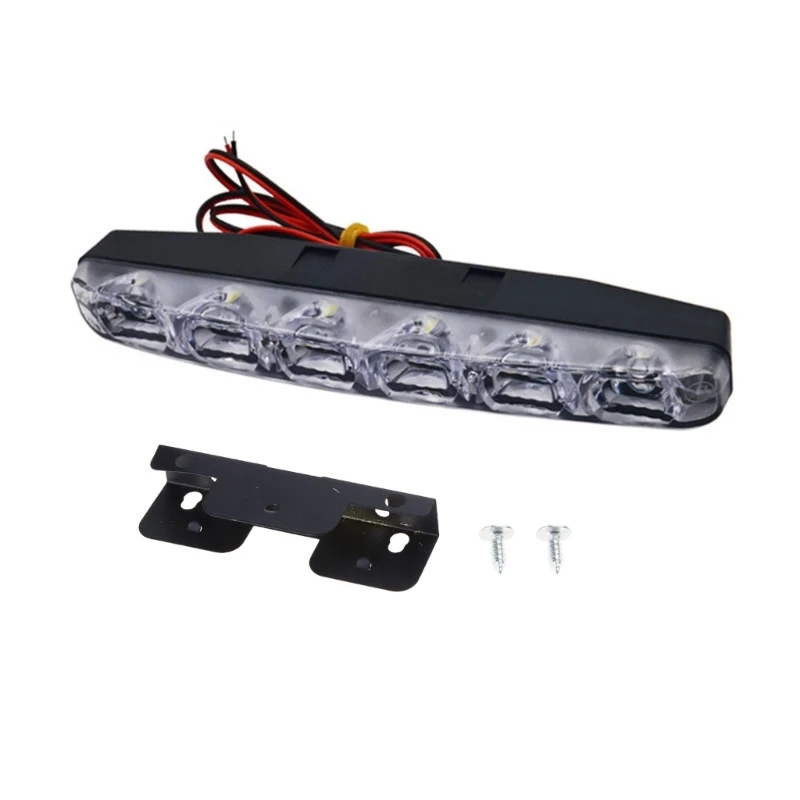 

652F 6 LED High Power LED Daytime Running Lights Driving Lamp Universal Fit LED Light