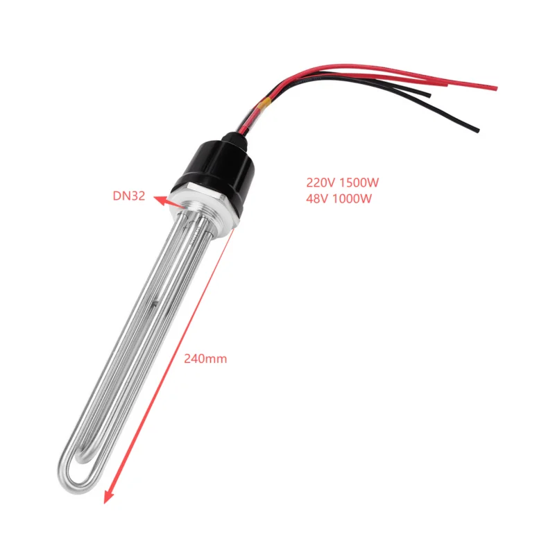 1000w 48v Dc Immersion Water Heater element Solar Water Ac and Dc Boiler Heater for Solar Panels