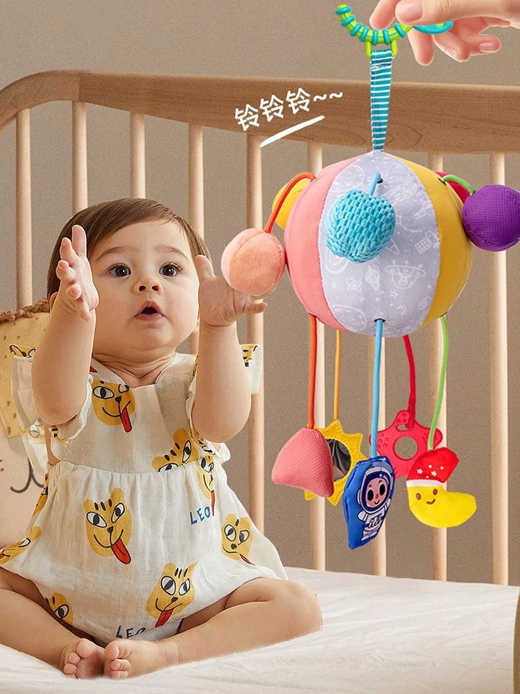 Baby Soft Hanging Rattle, Car Seat Stroller Toys with Plush Animal C-Clip Ring for Infant Babies Boys and Girls toys