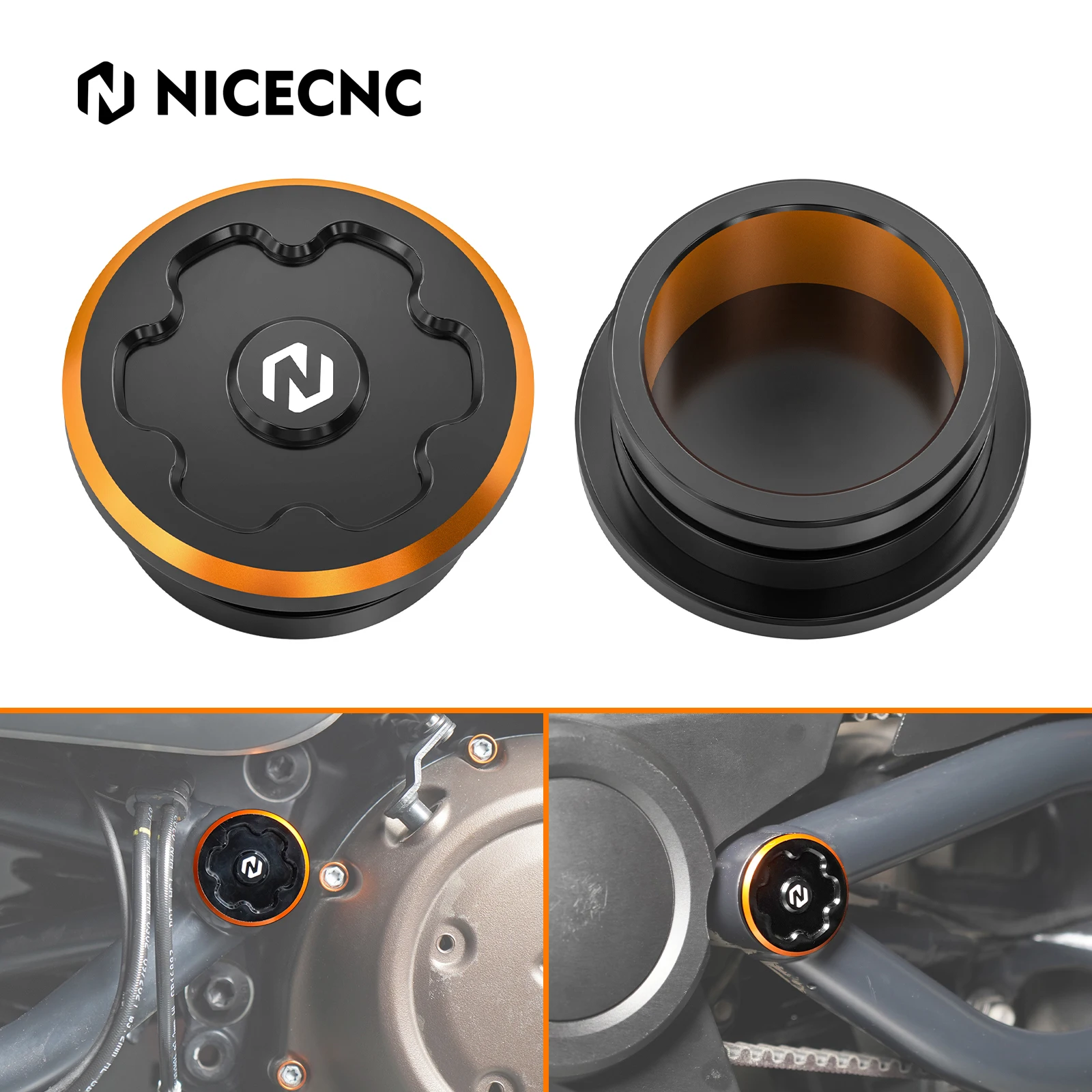 

Motorcycle Aluminum Swingarm Hole Cap Covers for Harley Sportster S RH1250S 2021 2020 2023 2024 SportsterS Swingarm Hole Plugs