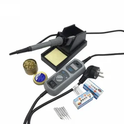 Original High Quality  220V/110V YIHUA 908D Soldering Iron Temperature Adjustable Electric Welding Soldering Iron +5tips+stand