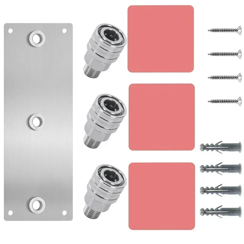 

Organize Your Cleaning Space with Stainless Steel Bracket Kit Quick Connect for Foam Pot Space Efficient Design