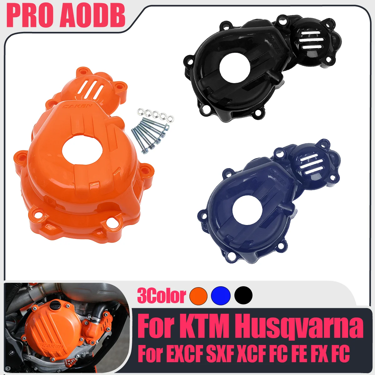 

For KTM EXC-F SX-F XC-F FC FE FX Motocross Clutch Guard Ignition Water Pump Cover Protector 250 350 2016 2017 2018 2019 2020