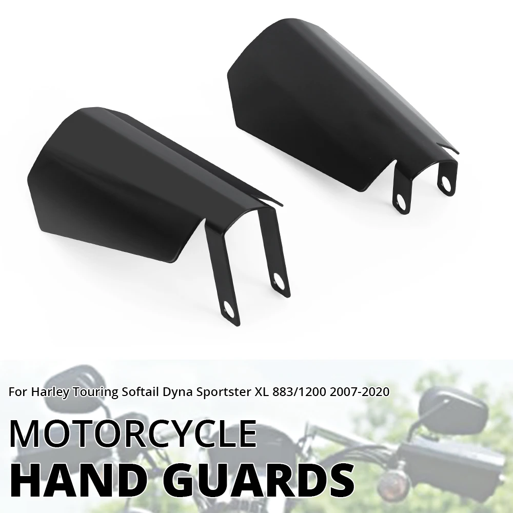 

Motorcycle Hand Guard Hand Wind Protector For Harley Touring Softail Dyna Sportster XL 883/1200 2007-2020 Handguard Handlebar