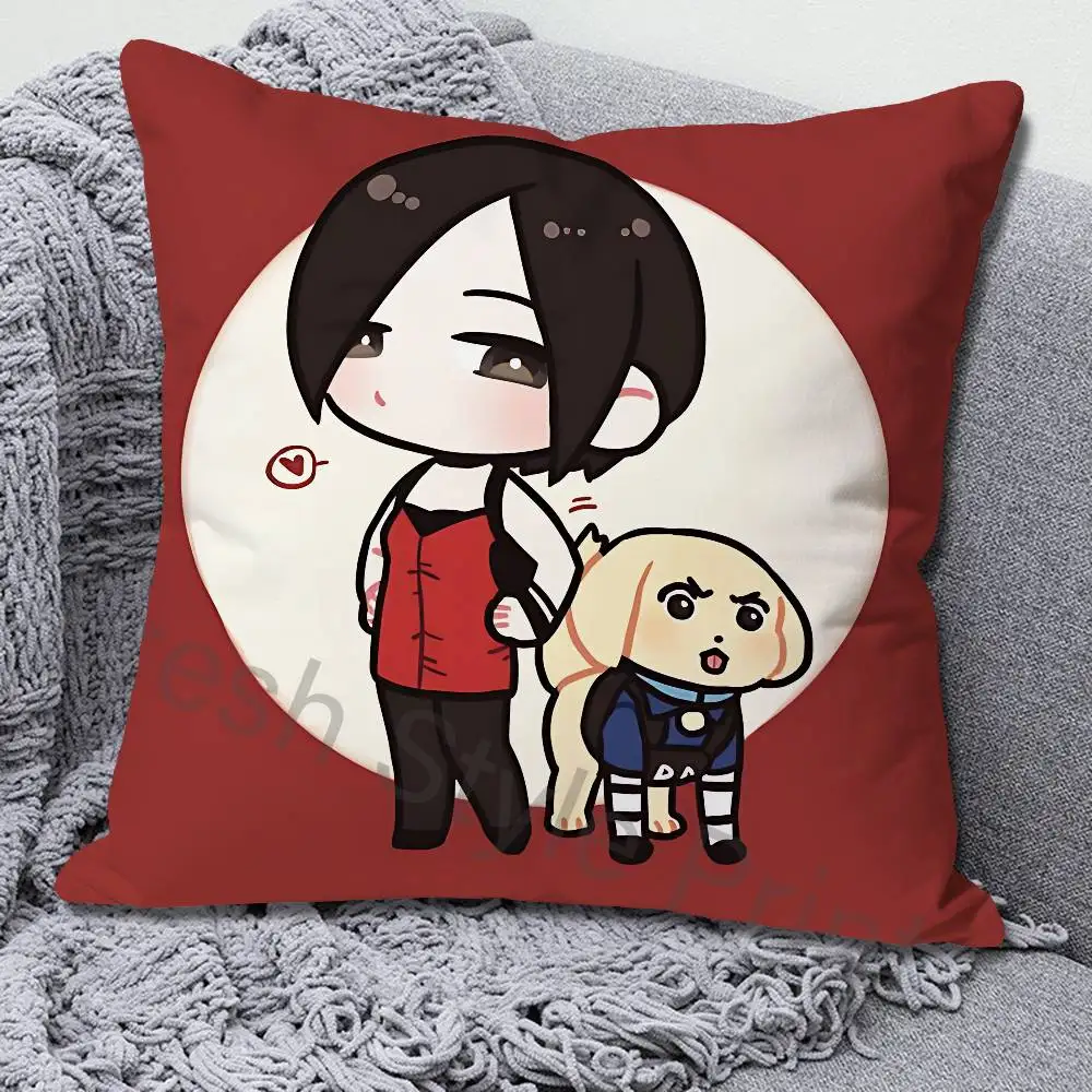 R-Resident E-Evil A-Ada Wong Anime Celebrity Merchandise All-Match Printed Pillow Case Sofa Car Office Room Decoration Protector