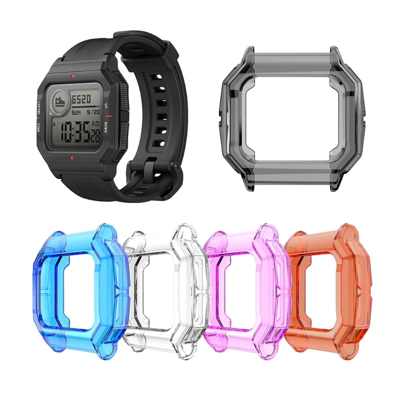 for Smart Watch for Case Waterproof Protector Cover Soft TPU Shockproof Protective for Shell for Huami-Amazfit