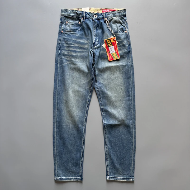 

2025 Summer Ultra-Light & Stretchy Denim Jeans for Men Breathable Thin High Elastic Washed Straight Denim Pants High Quality