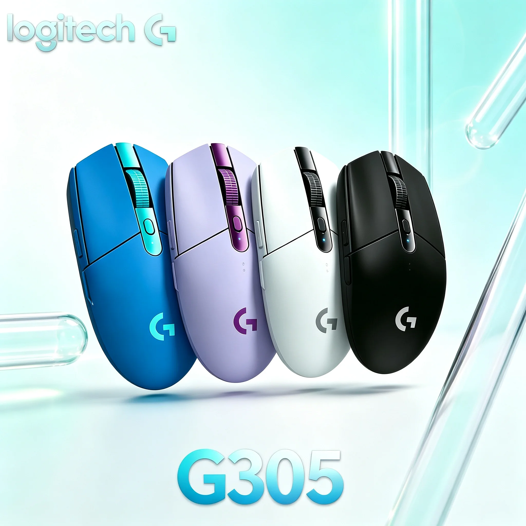 Logitech G305 LIGHTSPEED Gaming Mice 1ms Quick Response 250‑Hour Battery Life High Precision Tracking For Desktop Laptop Gamer O