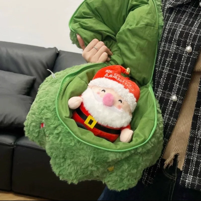 

Christmas Tree Plush Toy Throw Pillow Living Room Xmas Decoration Cushion Bay Window Pillow Sofa Ornament Toy Holiday Gifts