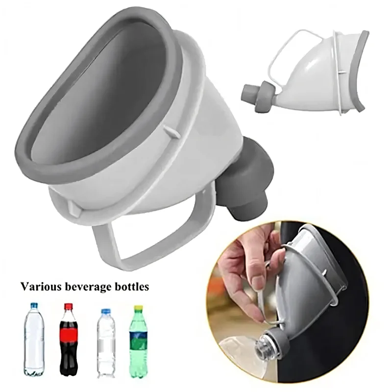 Car Travel Outdoor Adult Urine Men and Women Funnel Urine Camping Toilet Emergency Portable Urine Bottle Female Urinal