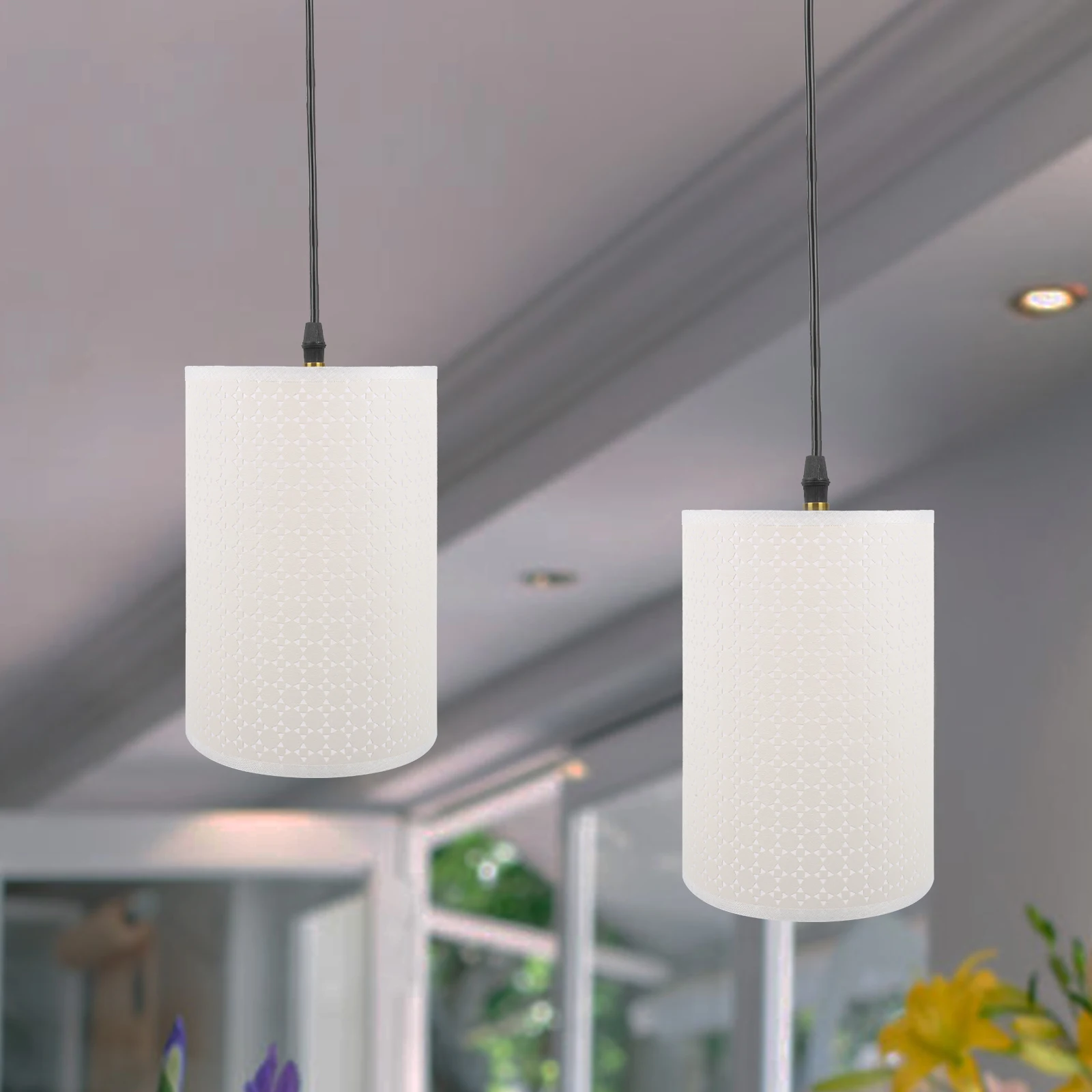 

Fabric Lampshade Shades Cylinder Desk Table Floor Lampshades Light Desk Lamp Lamp Shade Cover Covers Replacement