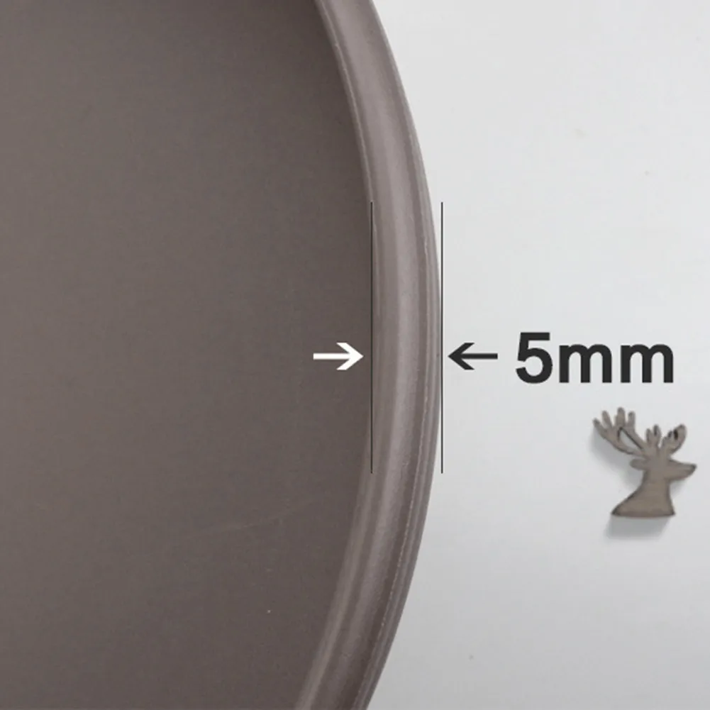 Round Saucer Tray Compatible with 18cm to 30cm Diameter Pots for Succulents and Small Plants Functional Indoor Outdoor Base