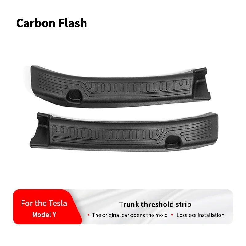 For Tesla Model Y – TPE Trunk Sill Protector, Rear Door Sill Guard