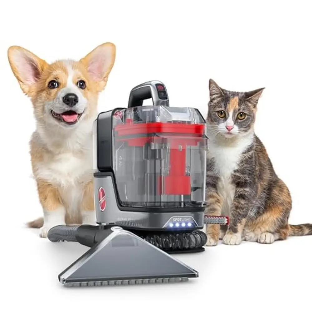 Портативная машина для удаления пятен с ковров и обивки, мощный режим всасывания и повышения, автоматический детализм, система HUSHTONE, беспроблемная