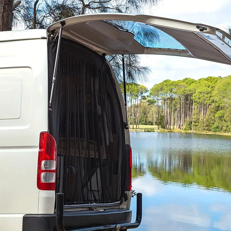 Universal Car Tailgate Mesh Screen Bug Screens for Car Tent Magnetic Mosquito Net for Car Camping Essentials Camping Accessories