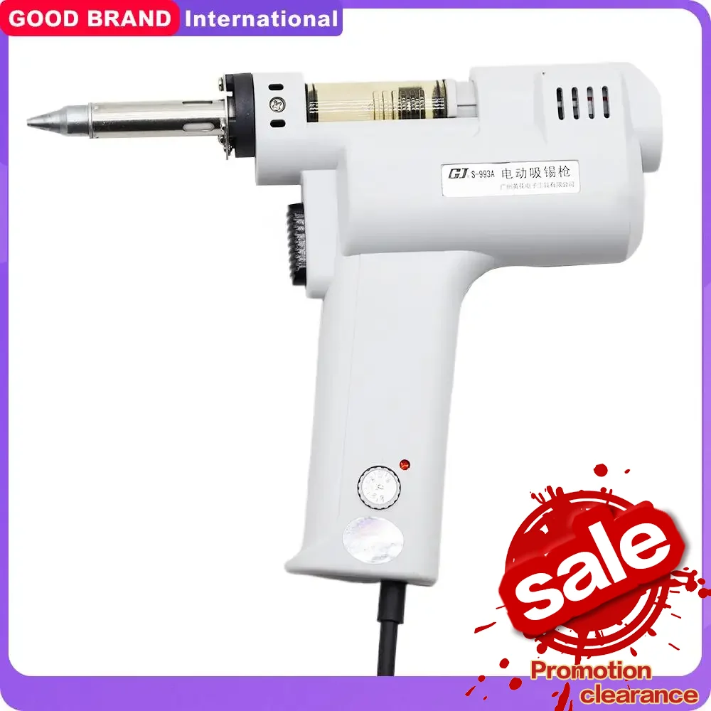 Brand New S-993A Powerful Single Air Pump Electric Tin Suction Device Suction Gun Suction Pump 100w Tin Removal Suction Tool