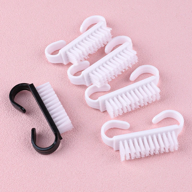 10/20 個黒ミニネイルクリーニングブラシ白柔らかい毛爪ス - Nail Fan Brush のレビューと価格