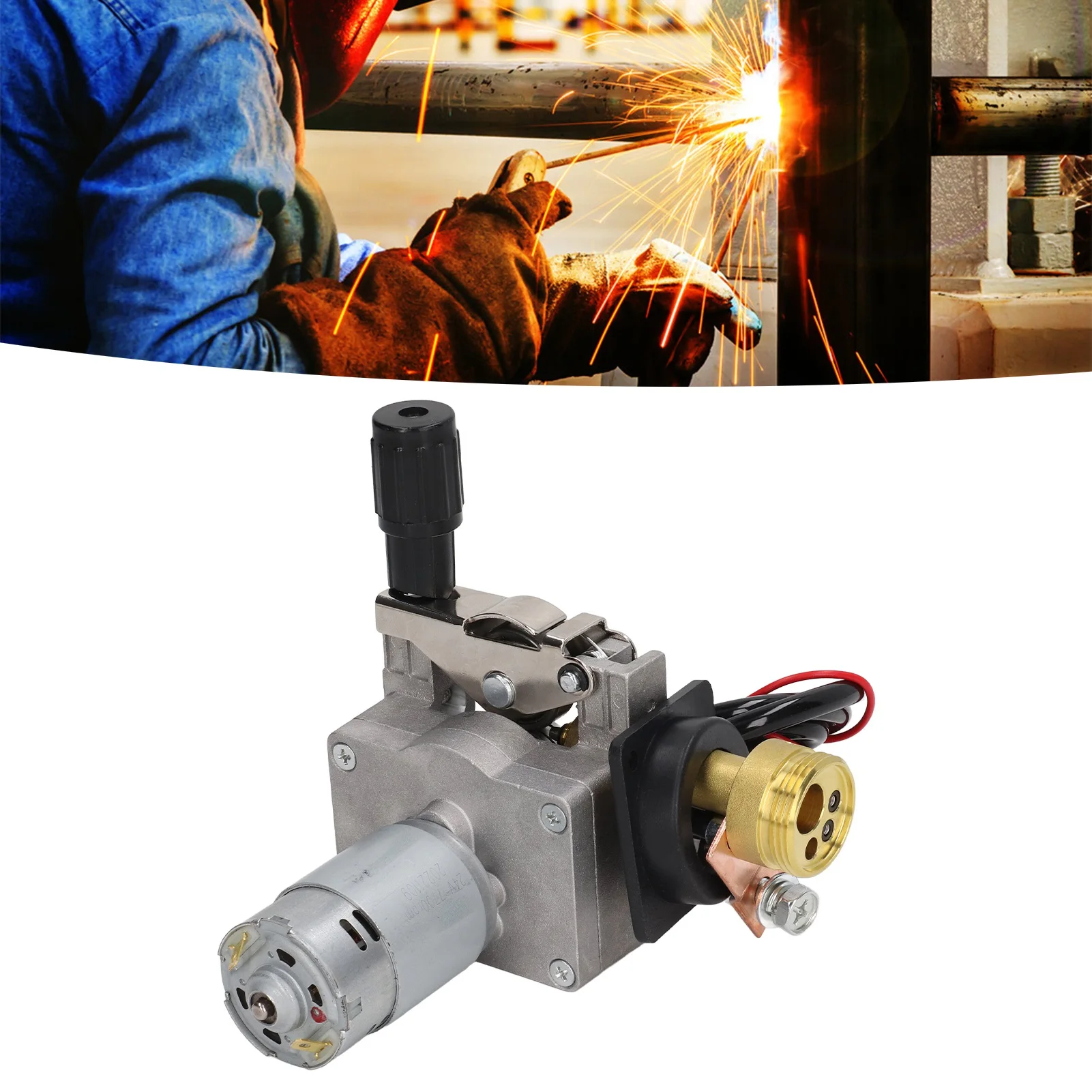 Wire Feeder Machine Wire Feeding Machine Wire Feed Motor Welder Roll Feeder Feeding Machine  24V for MIG MAG Welding Soldering