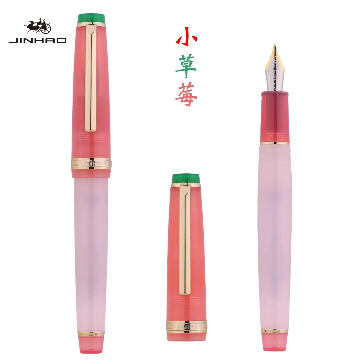 JINHAO 82 Fountain Pen Customized Mixed Macaron Color Acrylic EF/F/M/Bent Nib with Converter Office School Supplies Stationery