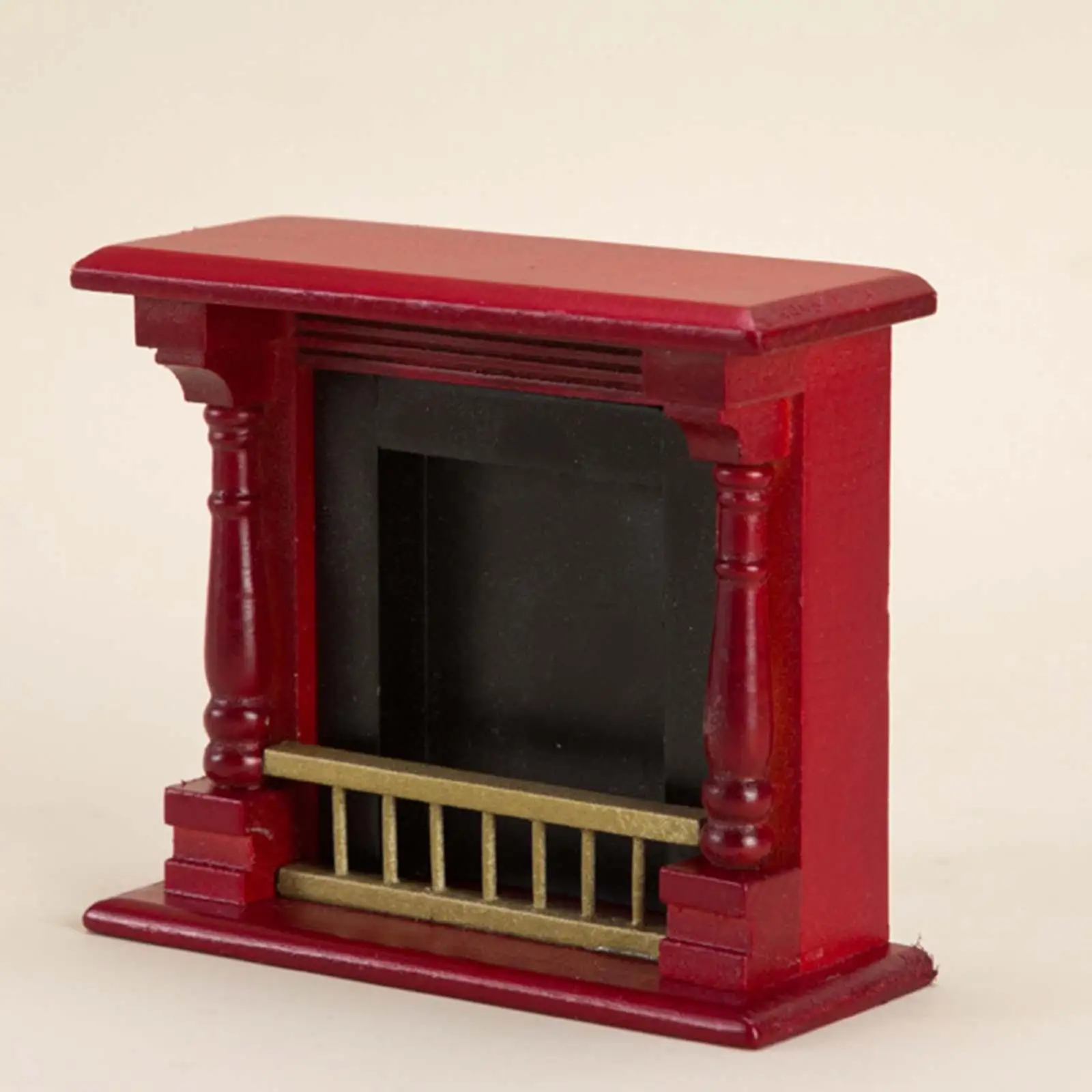 

Simulation 1/12 Scale Miniature Model Fireplace Bedroom Home Pretend Play Micro