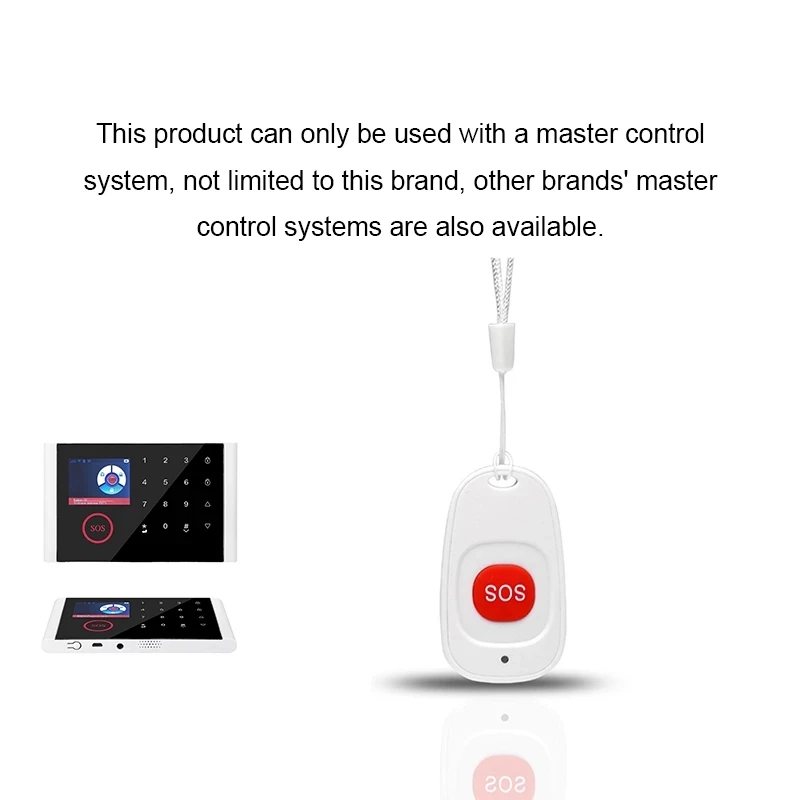 

SOS Emergency Panic button for elderly Alarm Sensor Home Burglar Alarm Wireless 433MHz for Security Alarm System