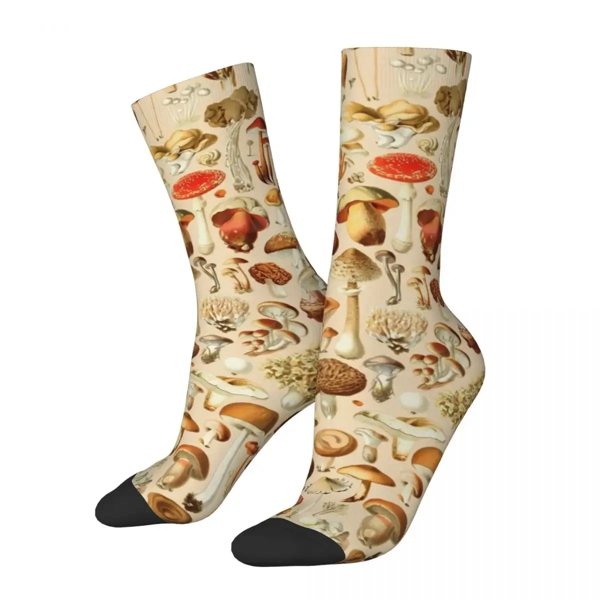 

Vintage Mushroom Collection Socks Men's Women's Funny Happy Socks Harajuku Spring Summer Autumn Winter Socks Gifts