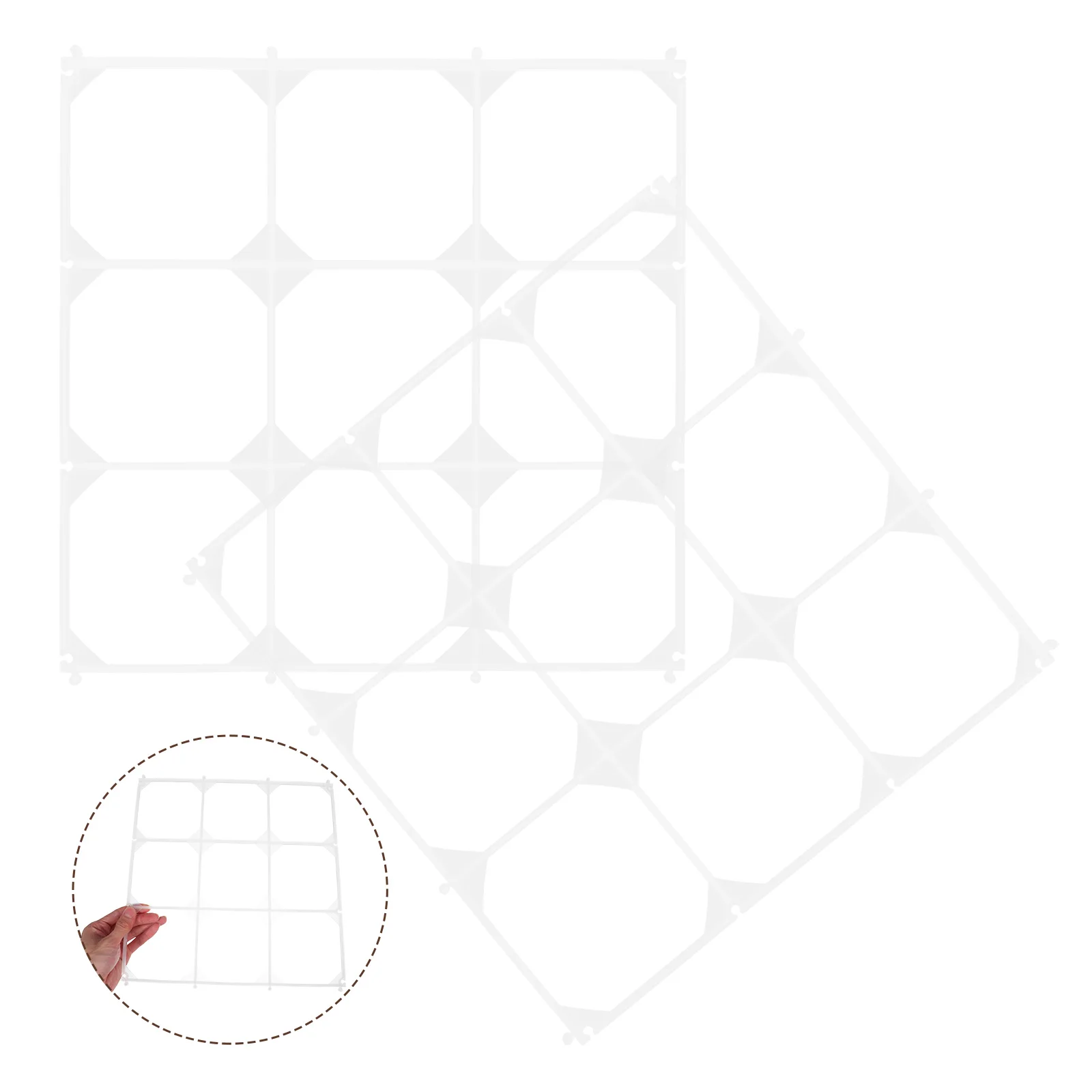 

10 Pcs Balloon Wall Bracket Panel Decoration for DIY Birthday Party Board Background Weddings Occasions Grid