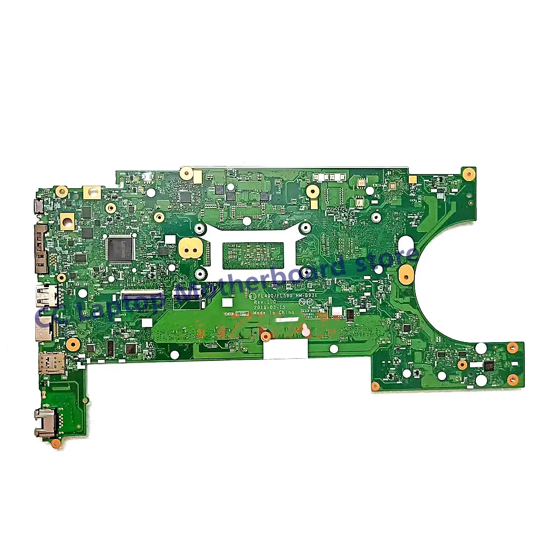 

NM-B931 Mainboard For Lenovo Thinkpad L490 L590 Laptop Motherboard With I3/I5/I7-8th Gen CPU 100% Fully Tested Working Well