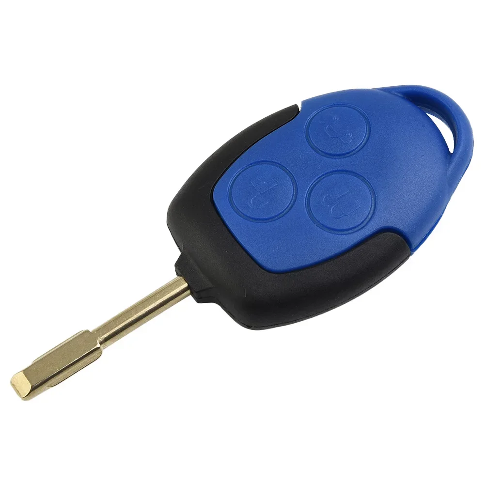 Capa remota chave fob caso para conector mk7 peças 1pc 3 botão abs azul acessórios substituição 2006 2014 acessórios